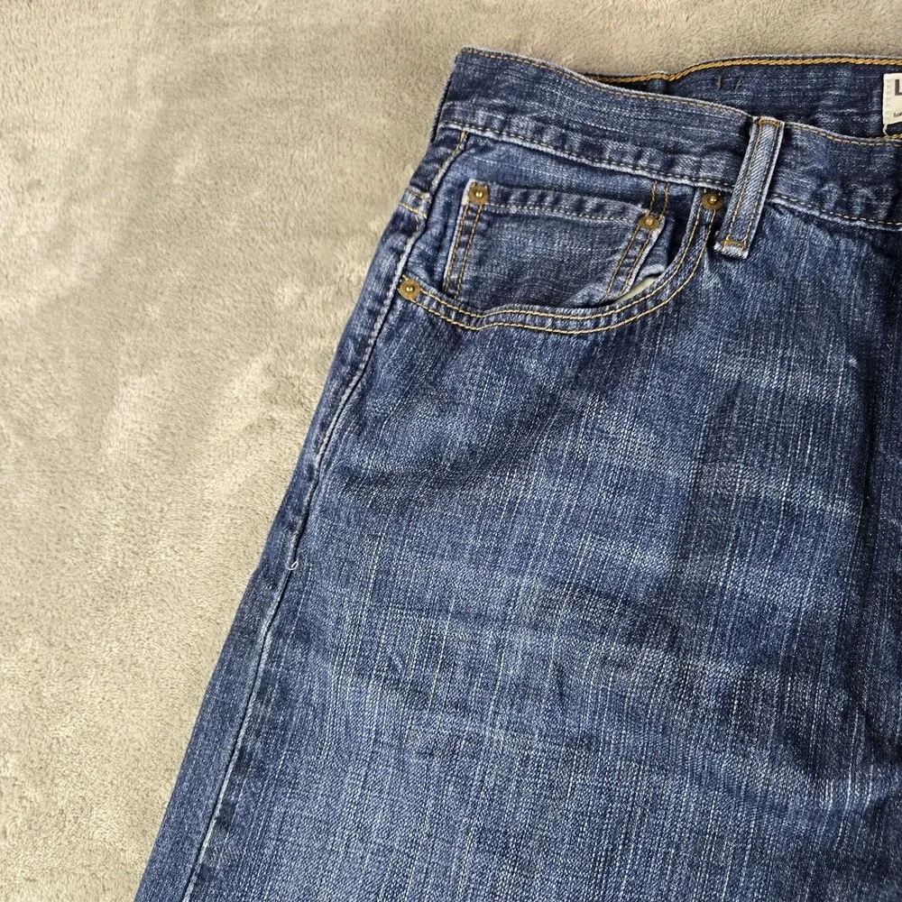 Levis 569 Jeans Mens 36x34 (Fits 34x31) Blue Denim 100% Cotton Loose Straight‎